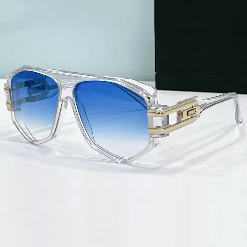 Top Quality Brand Sunglasses Luxury Designer Original MOD1633 Men Pilot Shades Cool Steampunk Oversized Glasses Driving Outdoor Travel IVSTA Fashion A