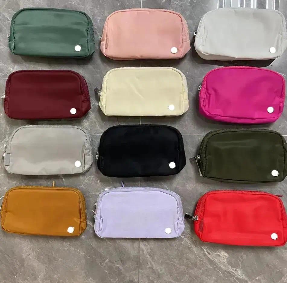Designer Nylon Yoga Belt Bum Bags Everywhere Portable Fanny Pack Crossbody Bag with Adjustable Strap Two Way Zipper Waist bags Wholesale