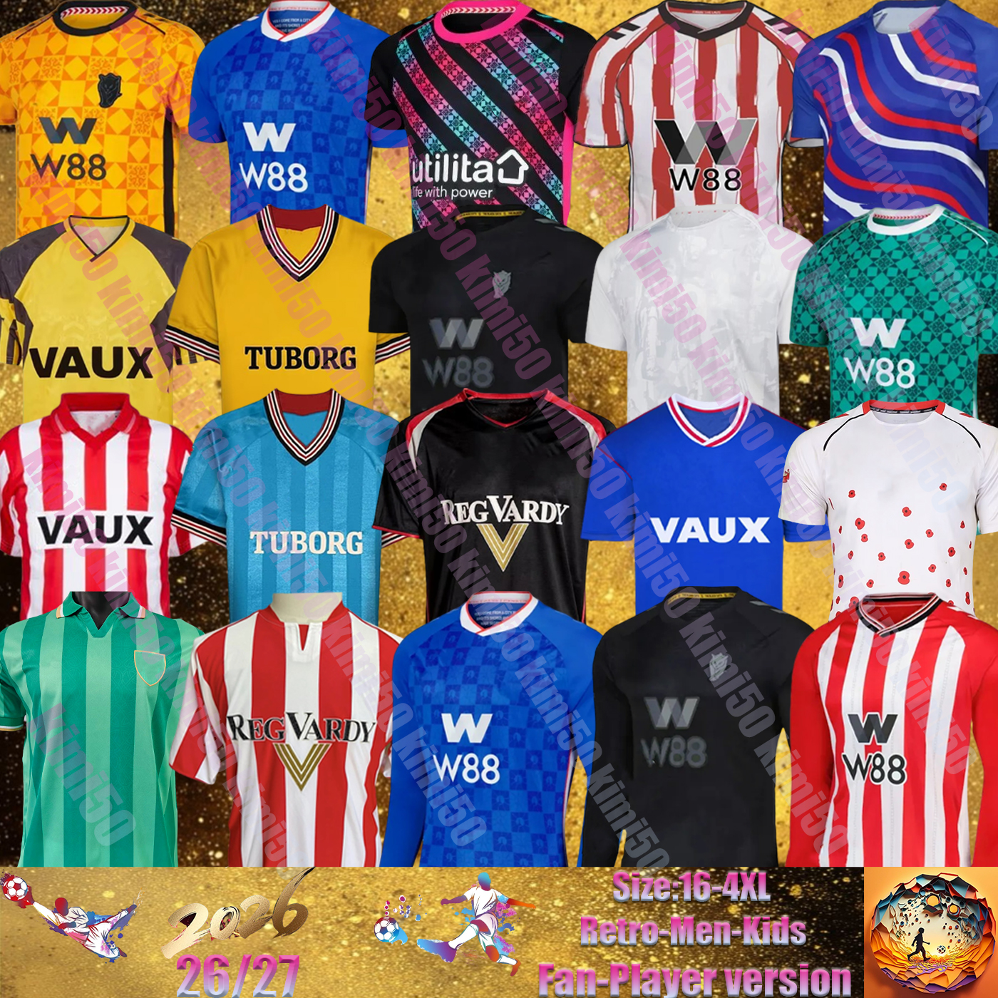 25 26 27 sunderland long sleeve Soccer Jerseys Hero version PRITCHARD STEWART SIMMS ROBERTS AMAD CLARKE DAJAKU EMBLETON EVANS O'NIEN 2026 men Football Shirts kids kit
