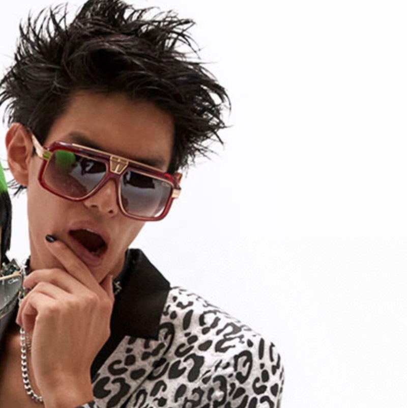 MOD 678 Top Quality Brand Sunglasses Luxury Designer Original Men Black Square Shades Cool Steampunk Oversized Glasses Driving Travel IVSTA Fashion Ac