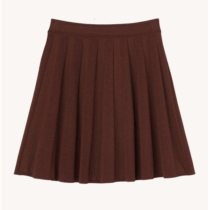 2026 autumn and winter new designer high-end French retro knitted vest pleated skirt k30 fashion set