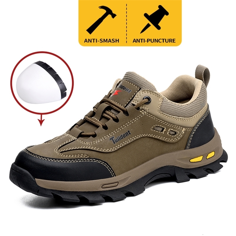 mens safety shoes puncture resistant work shoes mens protective shoes wear-resistant Boots 260318