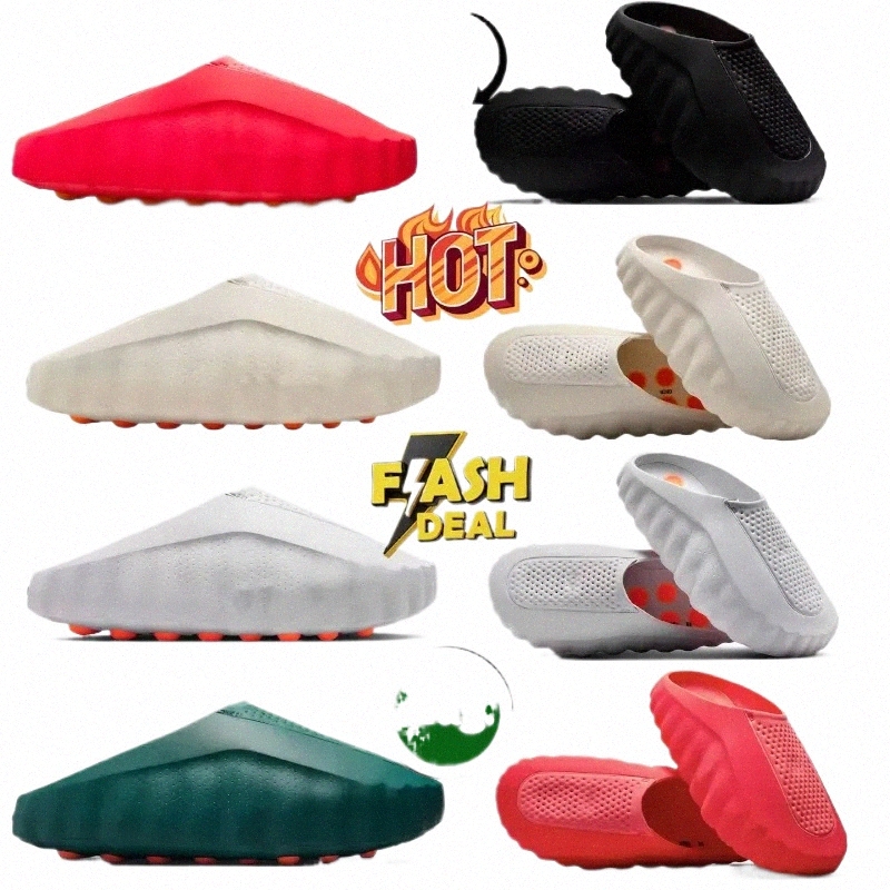 desginer Sneakers Slippers 2026 New Tech Comfortable Sandals White Solar Red Men Women S4vP#