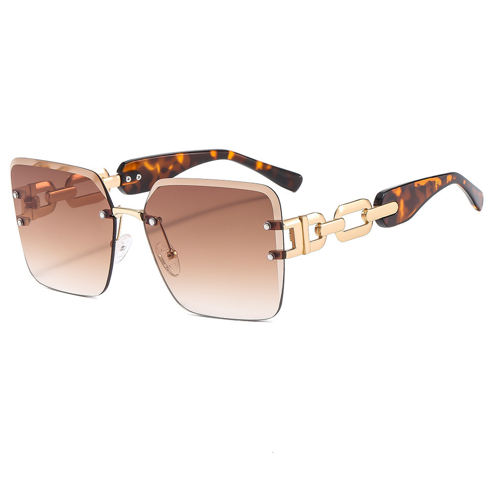 Designer Luxury Brand New Fashionable Hollow Frameless Glasses Fashionable Multifunctional Glasses Outdoor Sports Sun Protection Sunglasses Export Gla - view 3
