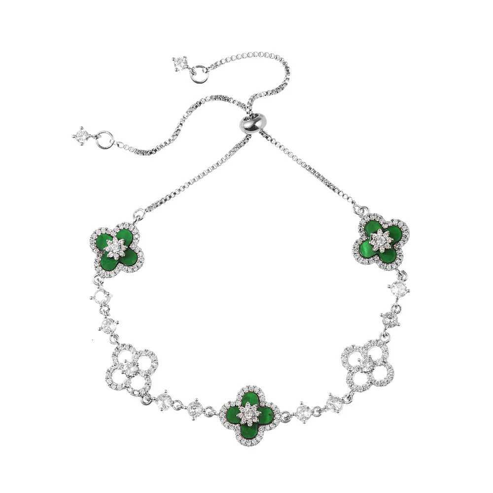 Lucky Flower Design Light Luxury Cherry Blossom Pink Shell-like BraceletWomens Stylish Chic JewelryHot Sale H260321 - view 5
