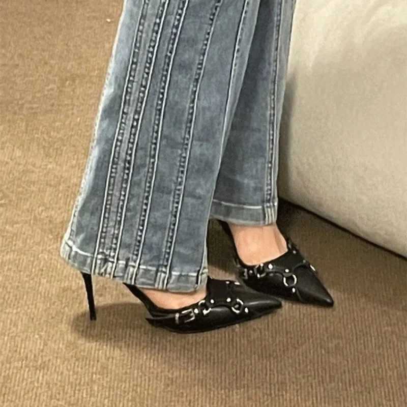 Shoes Female 2025 Slip on Womens High Heels Fashion Party Pumps Women Pointed Toe Shallow Thin Heels Outdoor Shoes Women C260321