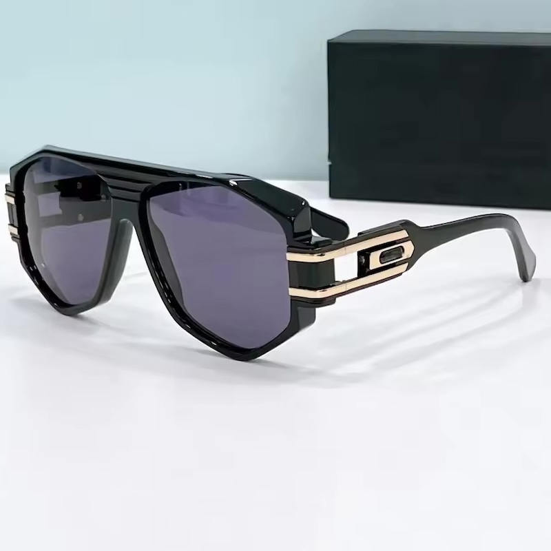 Top Quality Brand Sunglasses Luxury Designer Original MOD1633 Men Pilot Shades Cool Steampunk Oversized Glasses Driving Outdoor Travel IVSTA Fashion A