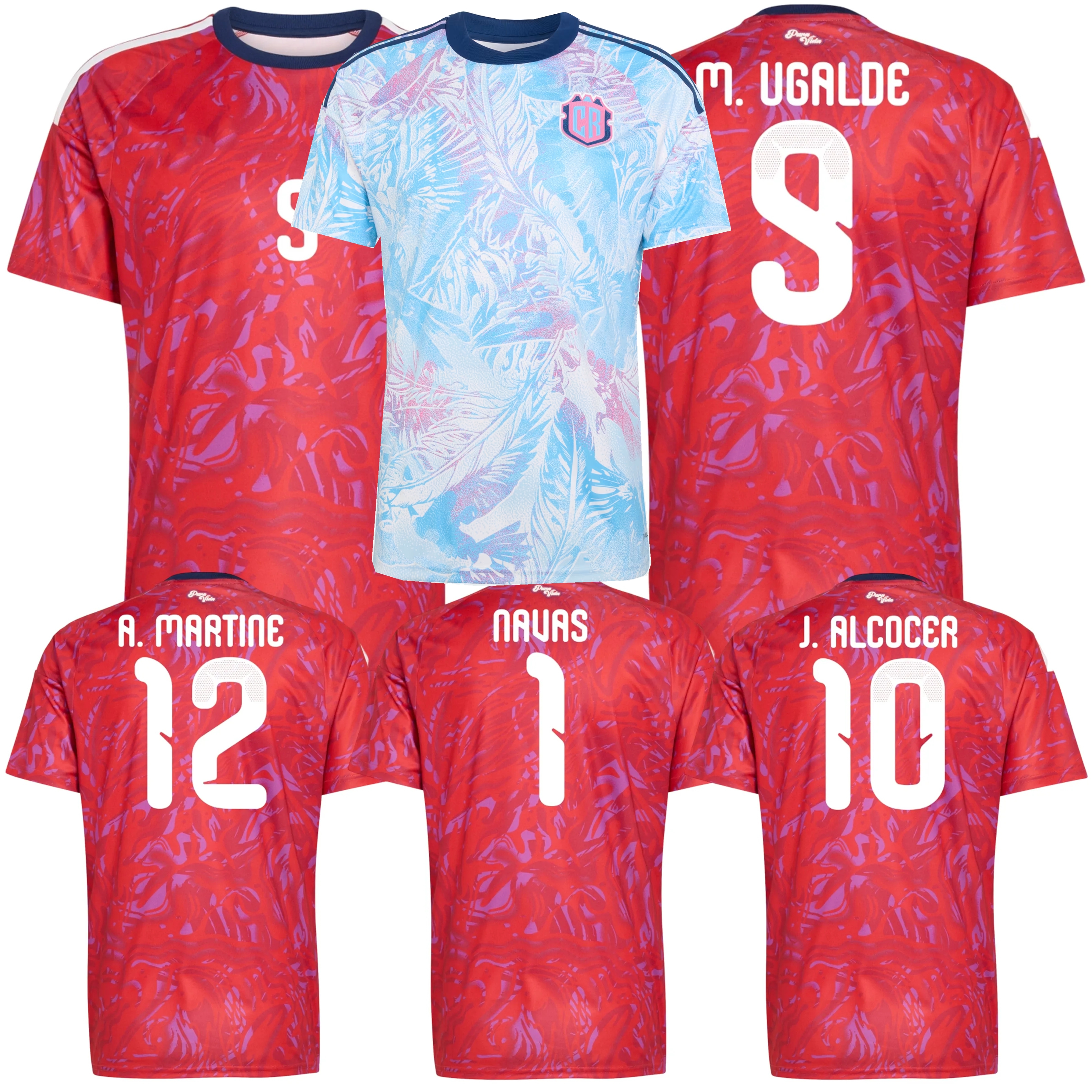 2026 2027 Costa Rica soccer jerseys UGALDE MARTINEZ ALCOCER VARGAS NAVAS GALO CALVO MORA National team 26 27 football shirts
