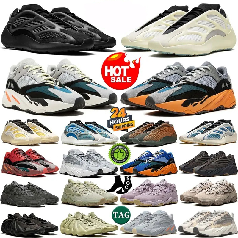 shoes designer sneakers Running Shoes boost 700 V3 azael trainers for Solid Grey Red blue Wash Orange mens womens chaussure black knight Outdoor men Sports runners