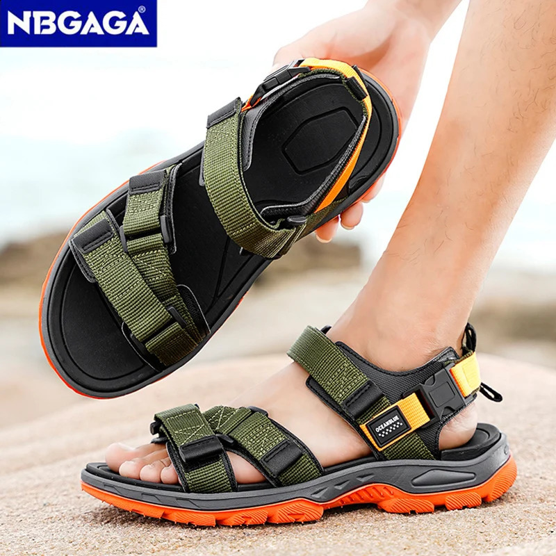 Summer Mens Sandals Trendy Casual Outdoor Sport Shoes for Holidays Beach Breathable Wear-Resistant Hiking Walking Sandals 260625 - view 7