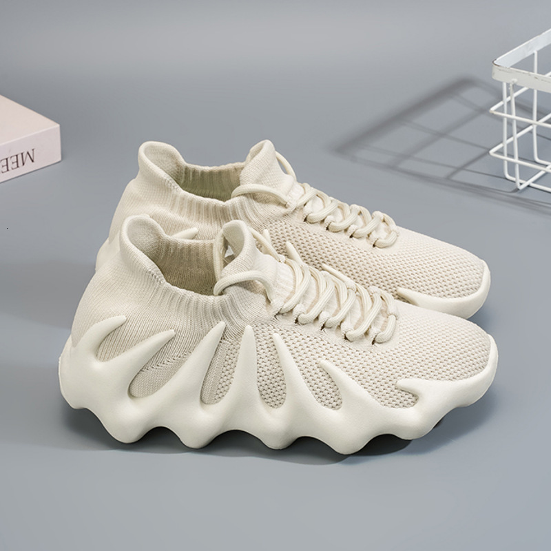 Rolnd Tiger 2026 Luxury Summer Women's Shoes New Flyknit Octopus Shoes Women Korean Style Versatile Sock Shoes Sports Casual Dad Trend Shoes