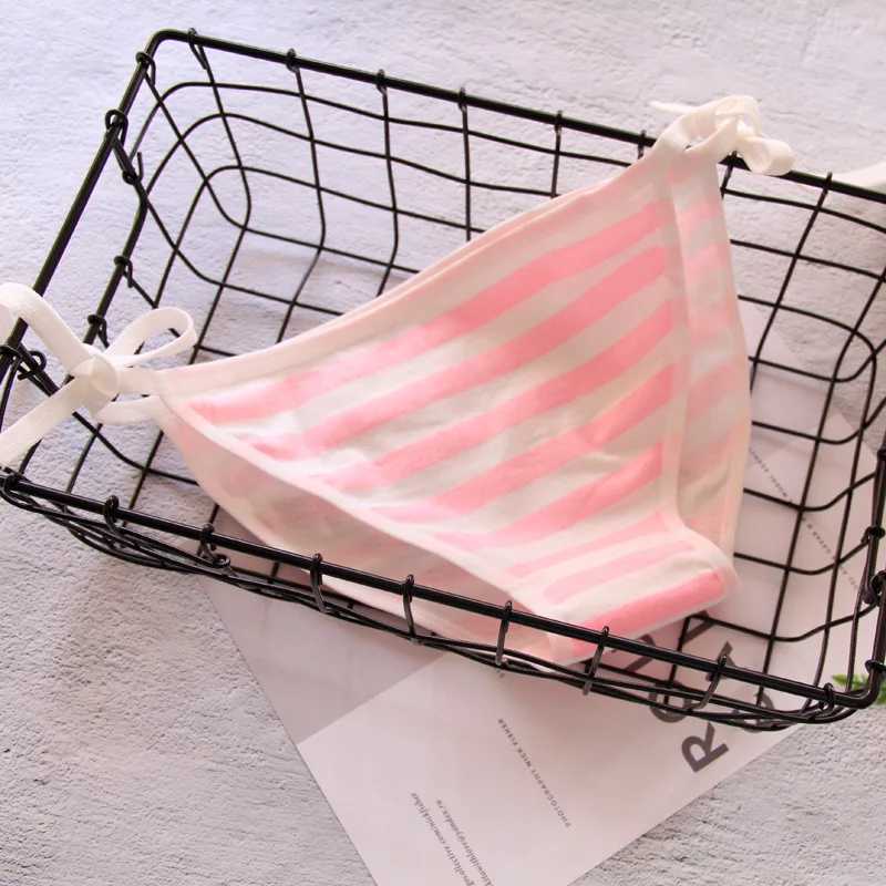 Japan Sexy Lingerie Lolita Kawaii Blue White Striped Mini Bikini Adult Cosplay Women Bra Underwear Set Swimsuit M260321