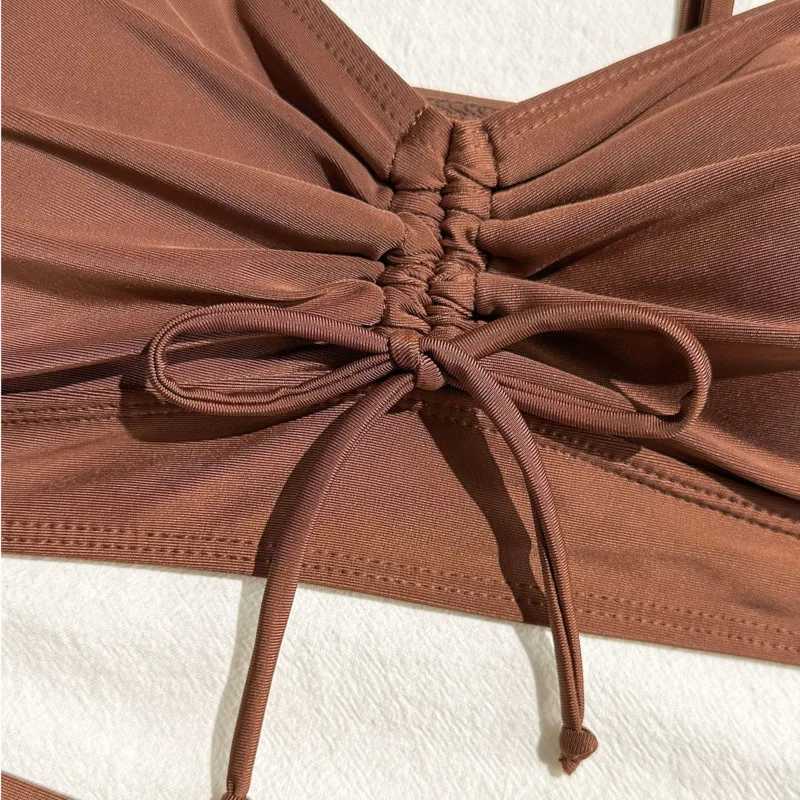 Summer 2026 Swimsuits Tankini Sets Female Swimwear Push Up For Beach Wear Two-Piece Bathing Suits Pool Womens Swimming Suit M260321