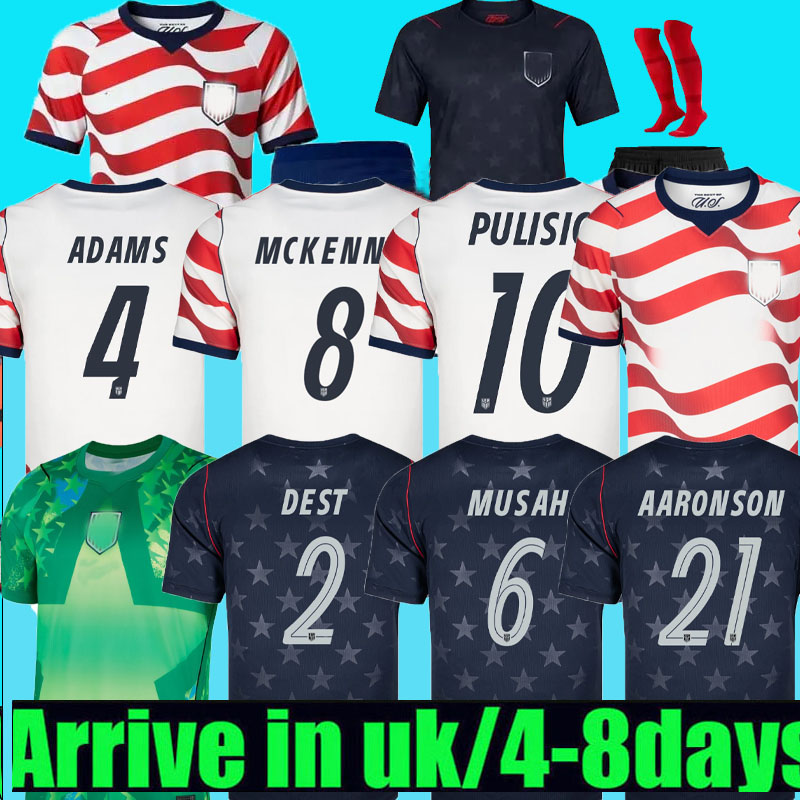 2026 PULISIC MCKENNIE soccer Jersey ERTZ ALTIDORE PRESS WOOD MORGAN LLOYD 26 27 America Football Shirt United States Camisetas USAS USMNT PLAYER Men Kits