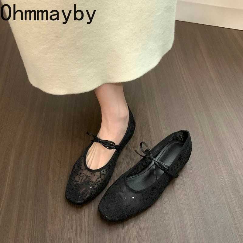 2026 Spring Lace Women Mary Jane Shoes Fashion Slip On Comfort Street Style Soft Sole Female Internal Elevation Dress Shoes C260321