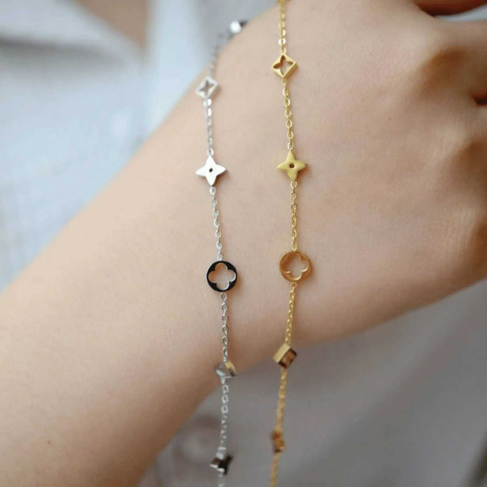 Lucky Pendant Necklace Women Girls Stainless Steel Jewelry Gifts H260321 - view 5