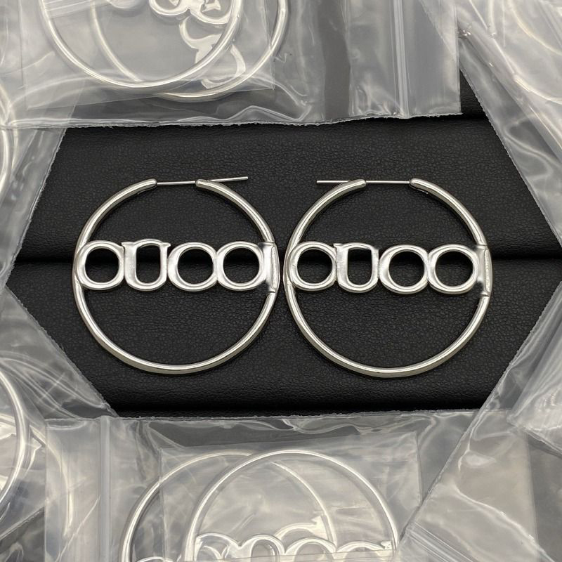 Earrings Letters Designer Brand Wedding Hoop gold silver plated Crystal Jewelry for Women Party Gift with box