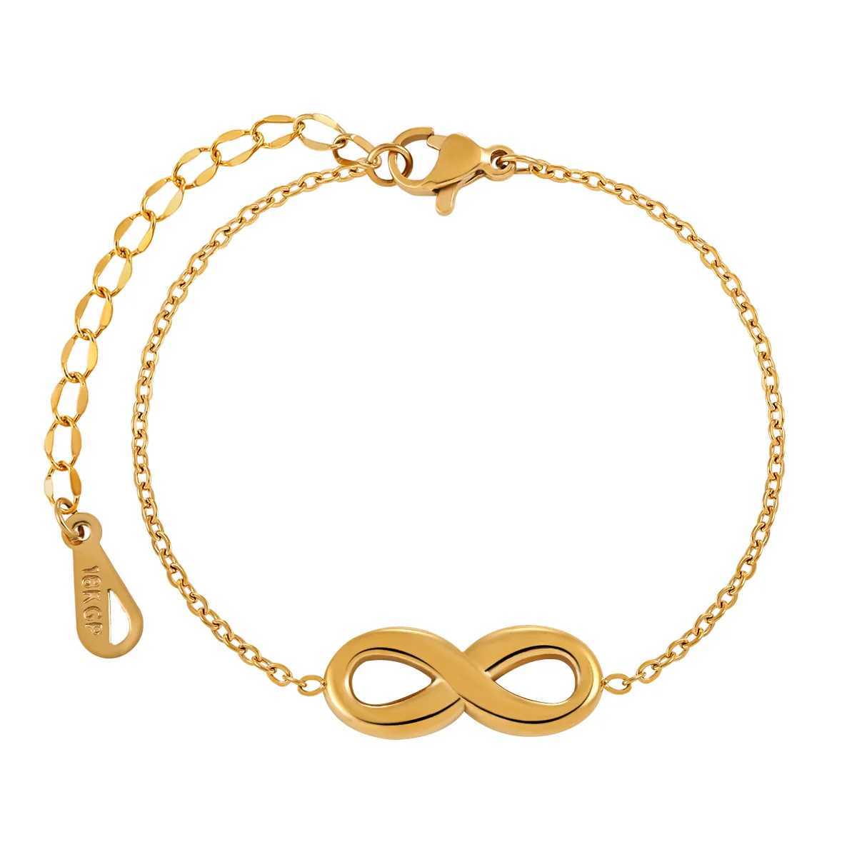 Waterproof Simple Infinity Symbol Number 8 Pendant Stainless Steel PVD Plated Charm Women Friends Fashion Jewelry Gifts H260321 - view 7