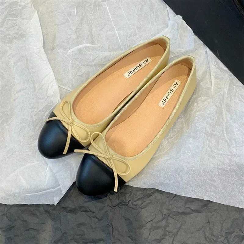 New Butterfly-knot Women Loafer Shoes Fashion Shallow Slip On Ladies Comfort Soft Sole Flats Spring Womens Comfort Shoes C260321