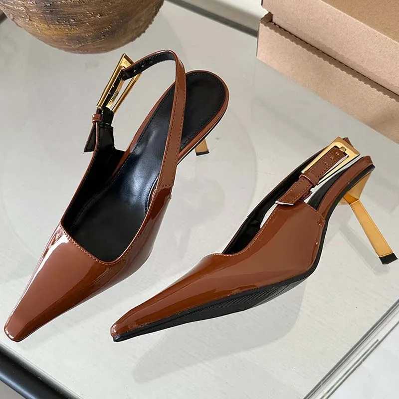 Eilyken Design Thin High Heels Pointed Toe Women Pumps Street Style Banquet Strap Party Slingbacks Female Shoes C260321