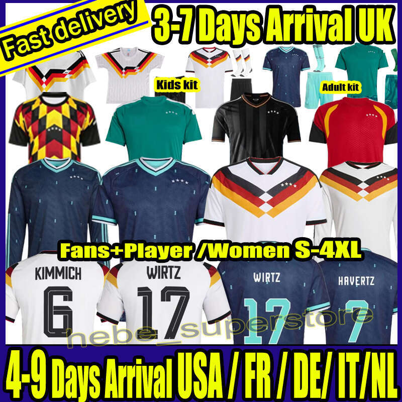 S-4XL MUSIALA 2026 27 125 Year Anniversary Germany soccer jerseys WIRTZ PAVLOVIC WOLTEMADE KIMMICH Fans Player 2026 World Cup shirts Men Kids Kit Set