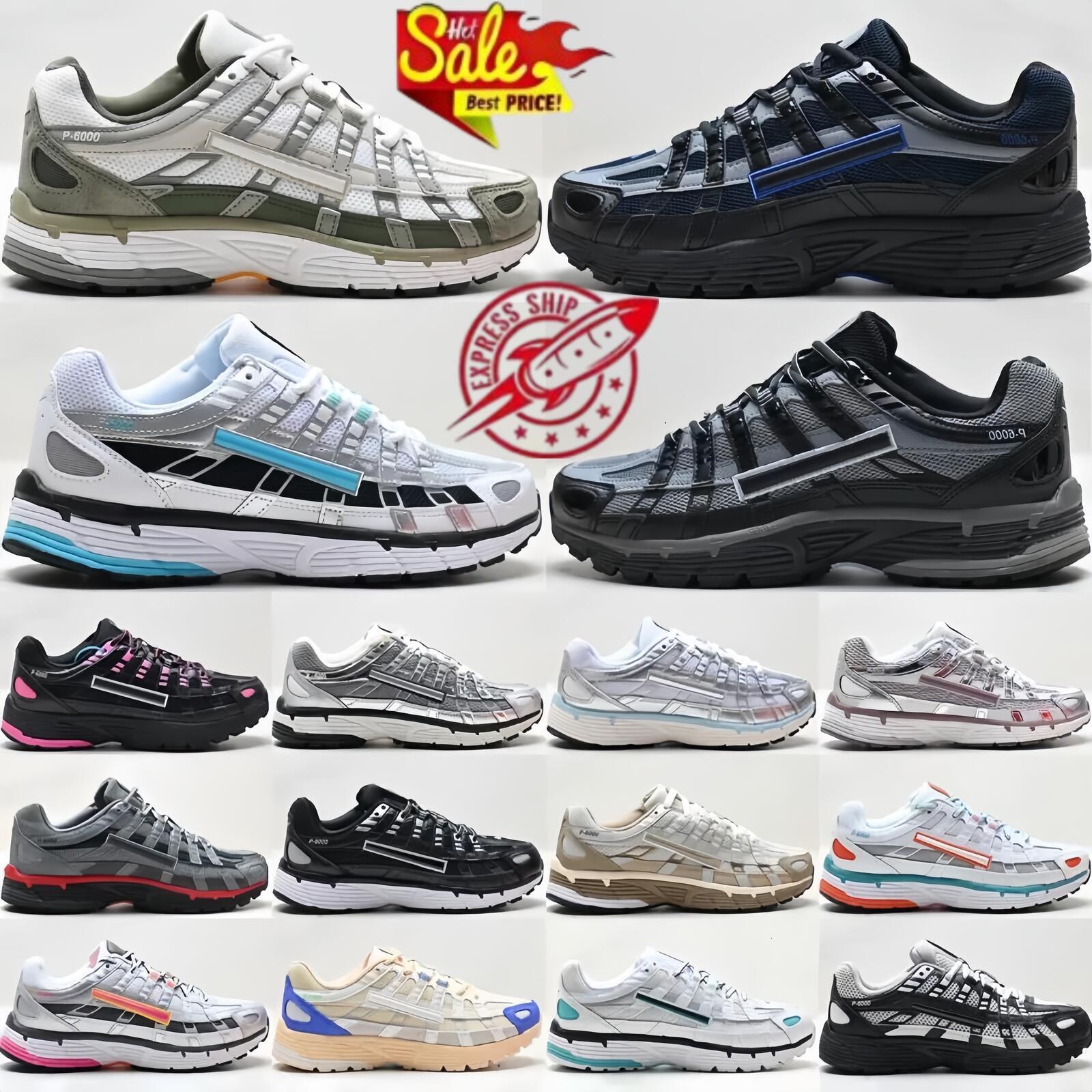 Designer p6000 Style Retro Chunky Sneakers Breathable Mesh Upper, Cushion Midsole, Non-Slip Traction Sole Athletic Trainers For Men Women Running Shoes