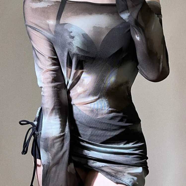 Ins Style Bikini Swimsuit Split Three Piece Set Sexy Belly Covering Slimming Hot Spring Swimsuit M260321