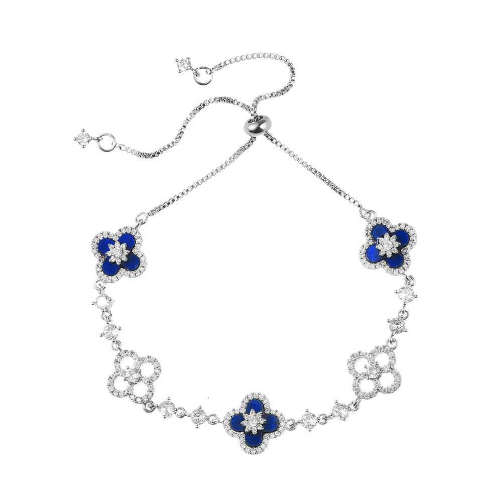 Lucky Flower Design Light Luxury Cherry Blossom Pink Shell-like BraceletWomens Stylish Chic JewelryHot Sale H260321 - view 4