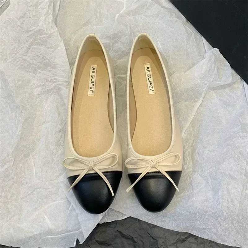 New Butterfly-knot Women Loafer Shoes Fashion Shallow Slip On Ladies Comfort Soft Sole Flats Spring Womens Comfort Shoes C260321