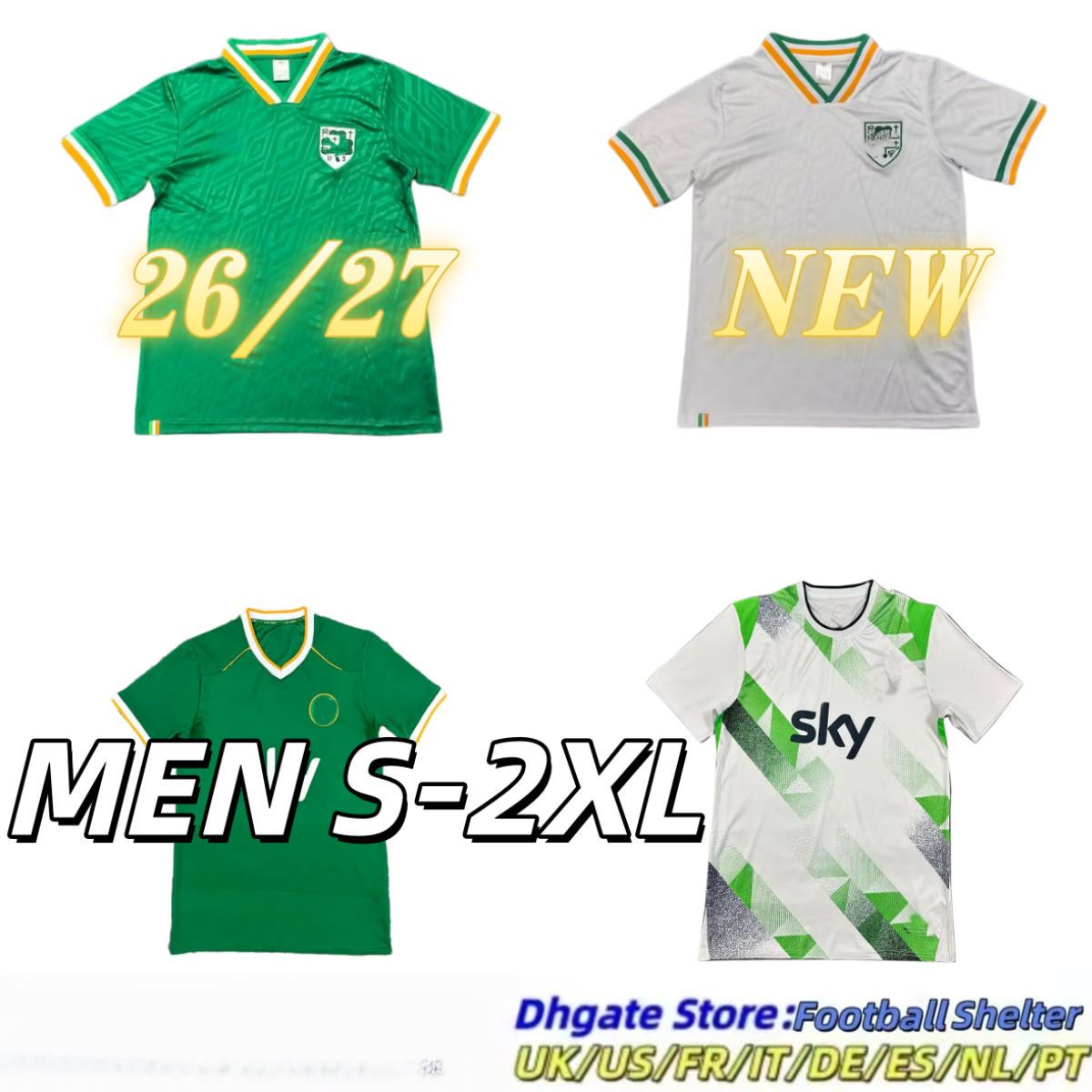 26 27 Republic of Ireland soccer jerseys PARROTT jerseys IDAH COLLINS KIDS KITS O Brien football shirt Word cup 2026 2027 lreland 1990 1994 1992 Retro jerseys Top668