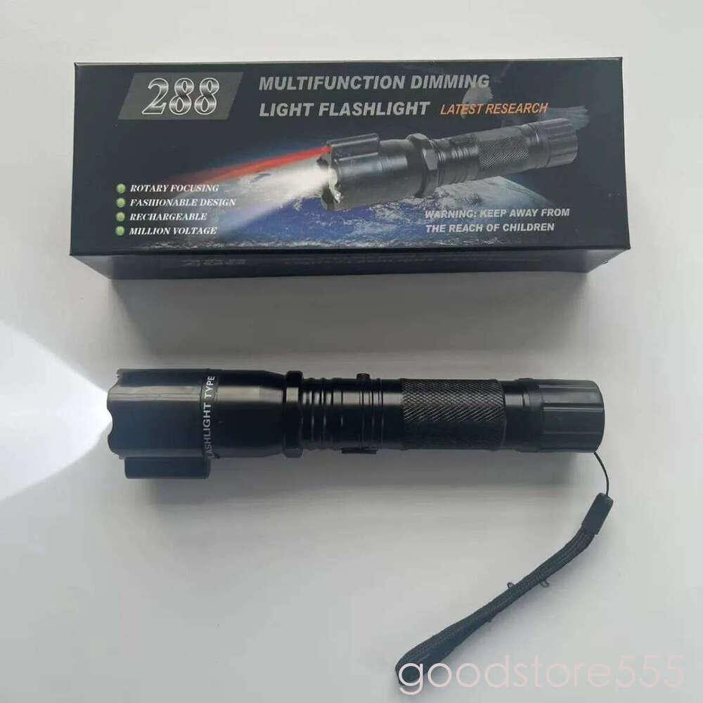 1101 Type Women Self Protection Flashlight USB Rechargeable Portable Multifunctional Flashlights High Power Security Flashlight Torch
