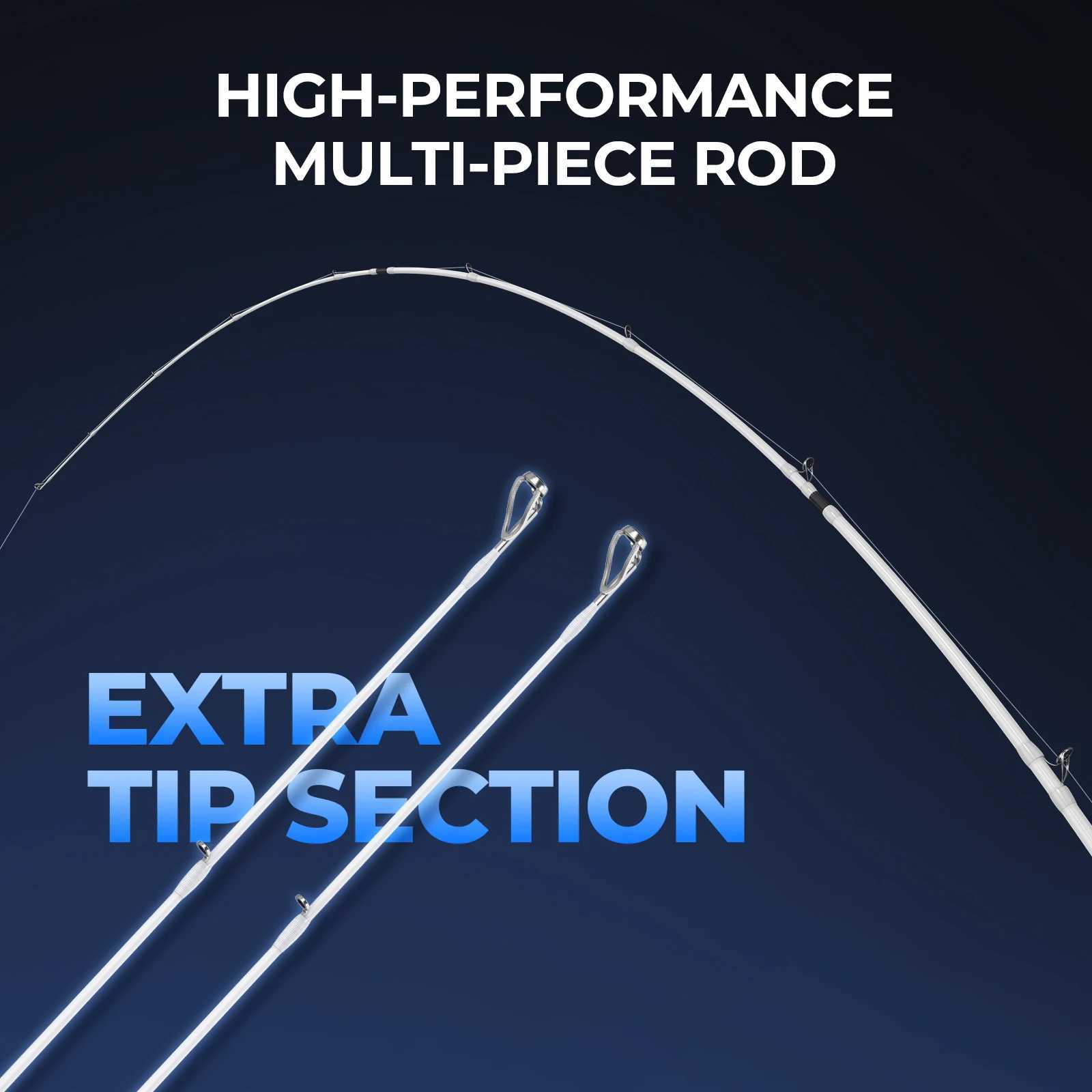 KastKing Centron Lite Travel Casting Combo Fishing Rod Reel Packable Baitcaster Combos Lightweight IM6 Graphite Multi-Piece Kit H260321