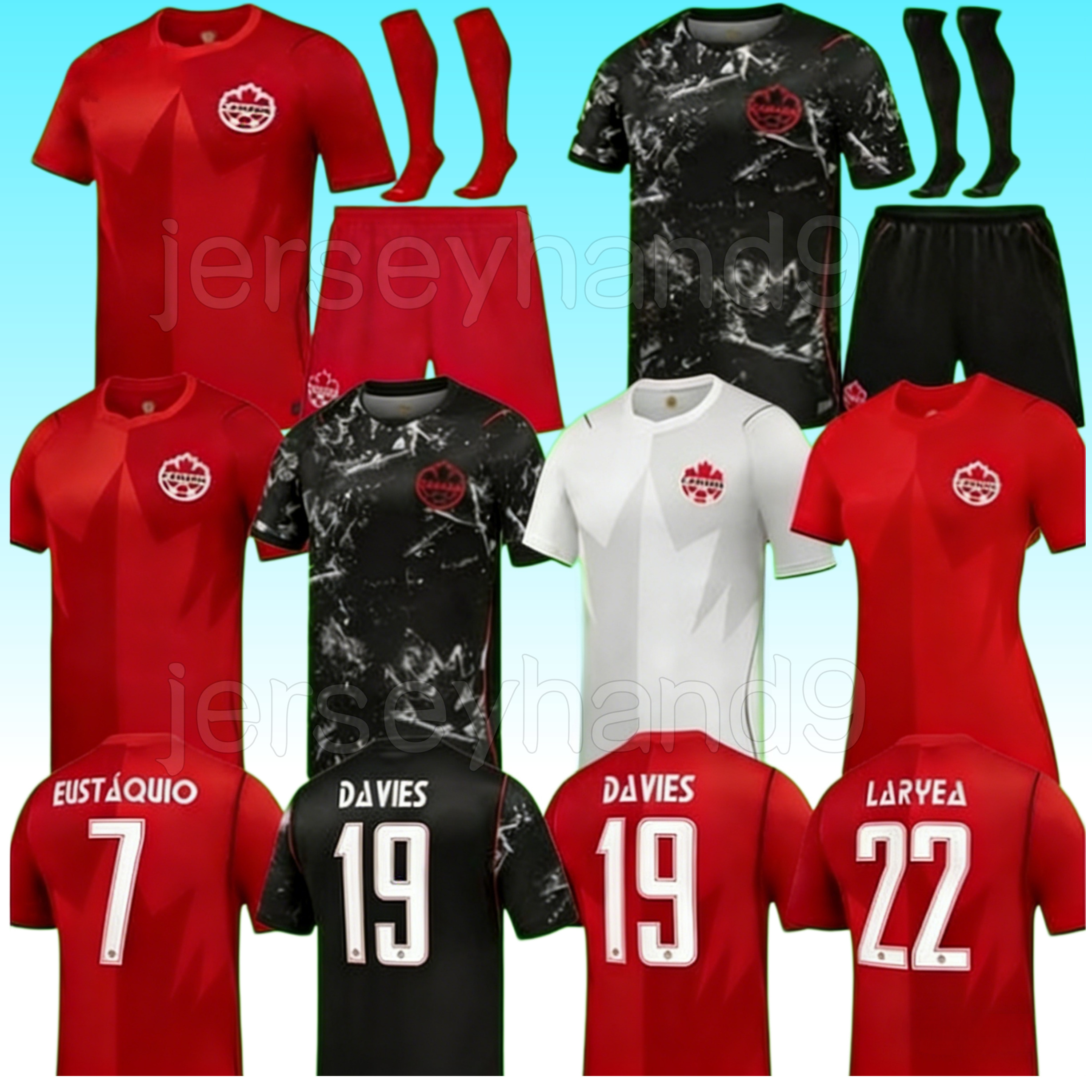 S-4XL Canada 2026 World Cup Home Away Kits DAVIES Soccer Jerseys DAVID EUSTAQUIO AHMED KONE LARYEA SHAFFELBURG BUCHANAN CORNELIUS Football shirt men top kit uniforms