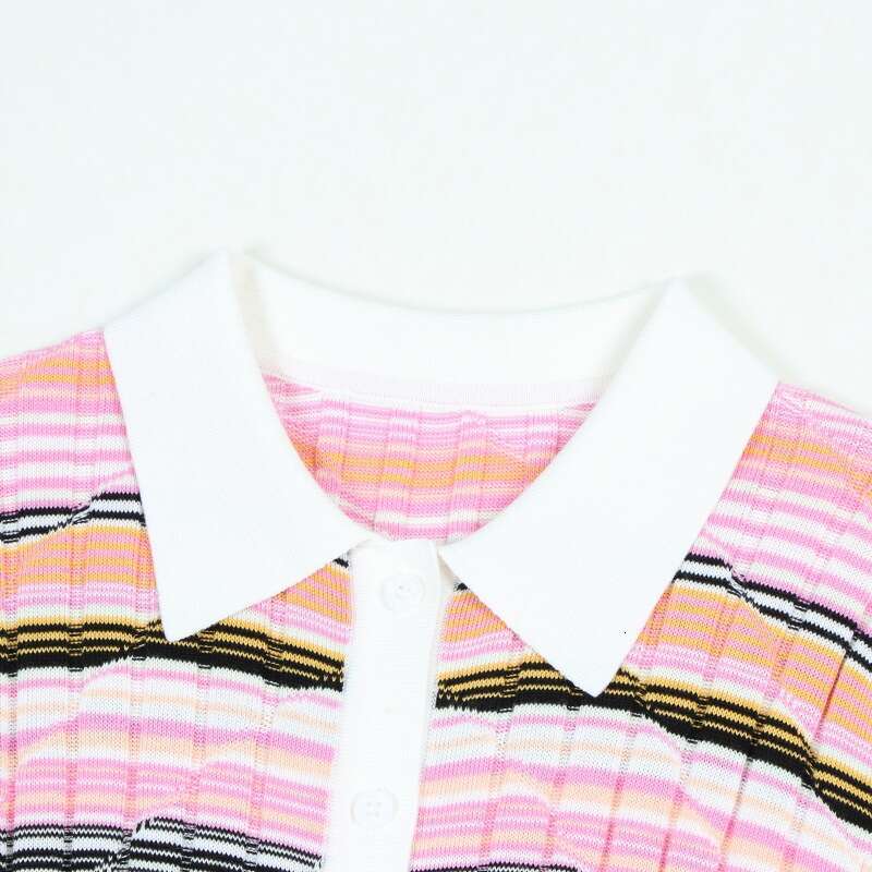 2026 High end Spring and Autumn Elegant Women's Pink S6 Collar Long Sleeve Single breasted Tencel Cotton Knitted Sweater