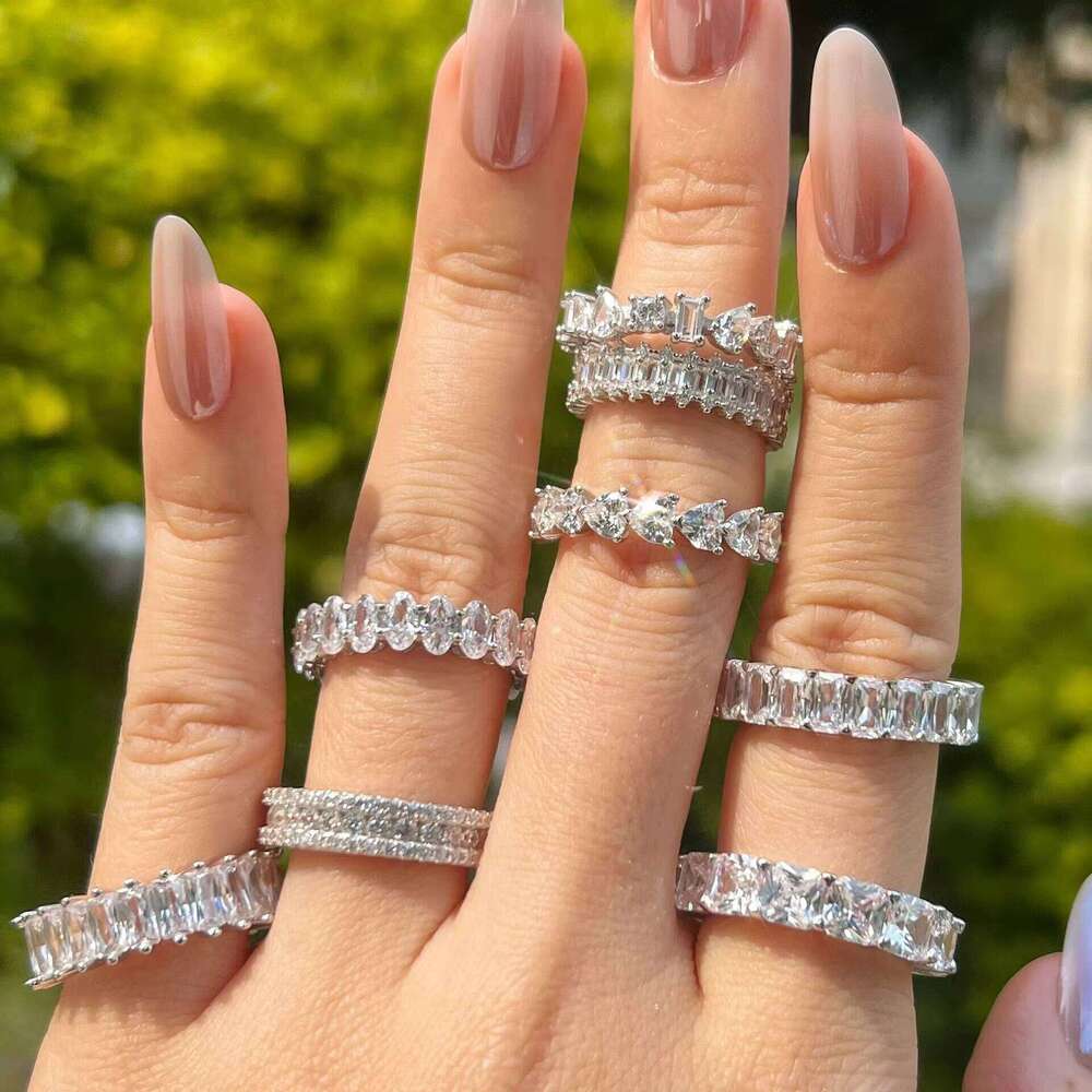 IGI Wholesale GIA Certified HPHT CVD Vvs1 Lab Grown Oval Cut Diamond 14K 18K Solid Gold 925 Silver Jewelry Engagement Ring Wome Jewelry