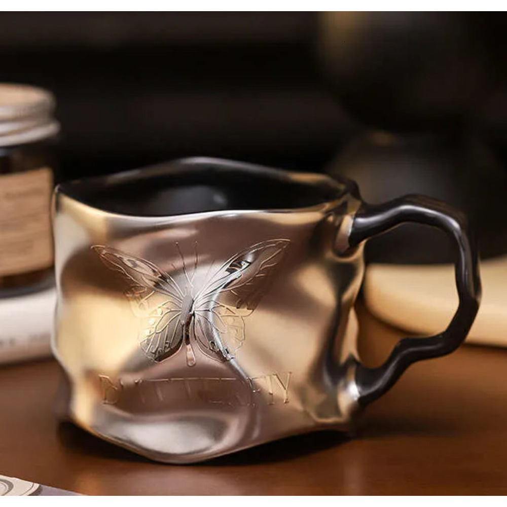 Luxury Style Ceramic Mugs Creative High Quality Elegant Coffee And Tea Cups For Home And Office Use