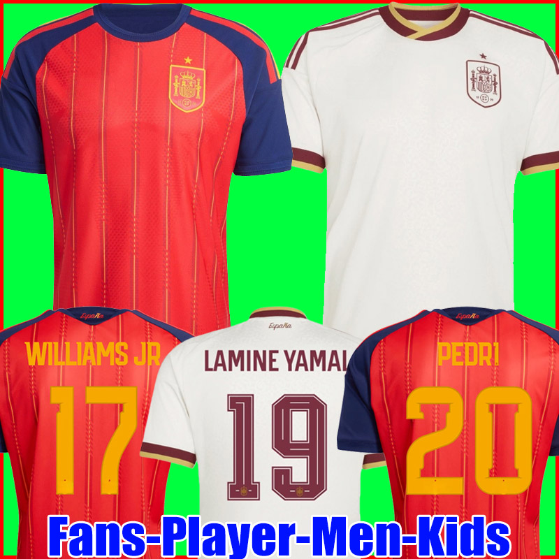 Spain Soccer Jersey 2026 World Cup Football Shirt uniforms kit 25 26 PEDRI GAVI LAMINE YAMAL MORATA Carvajal OLMO FERRAN RODRIGO spanish Men Kids Fans Player version