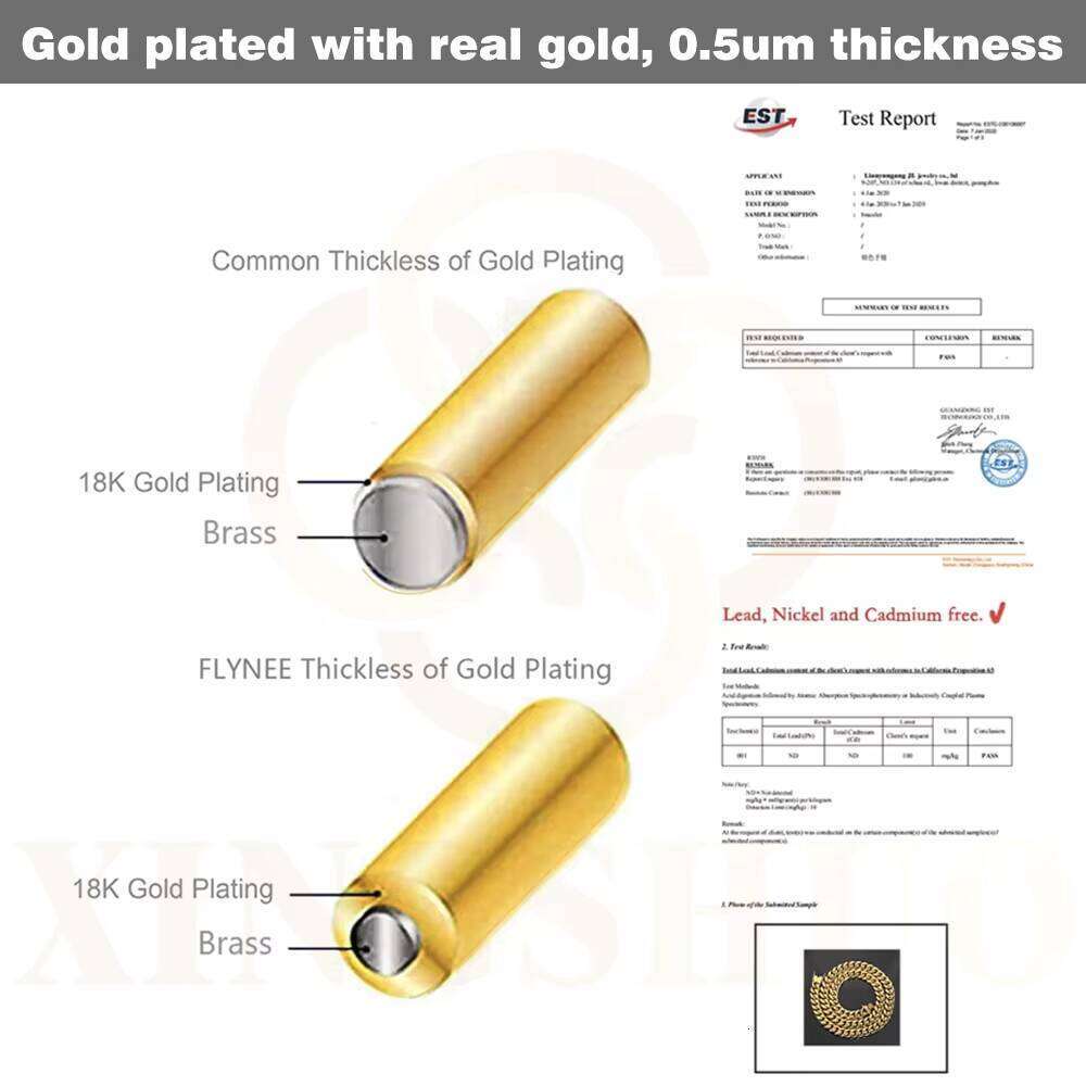 Custom 18K Wholesale Choker Link 24K Gold 20Mm Miami Cuban Chain Necklace Jewelry77