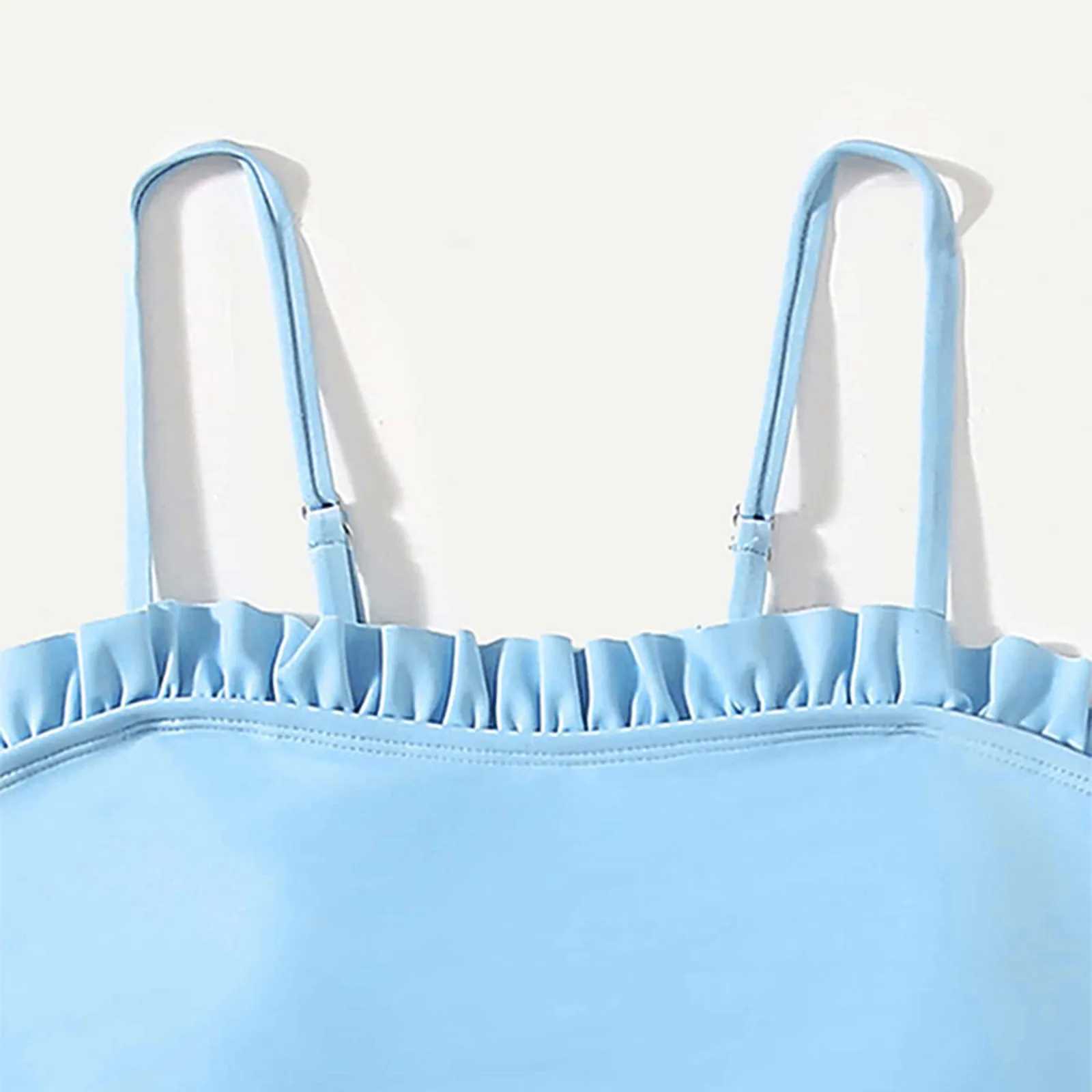 3 Pieces Bikini Set 2026 Girls Swimsuit with Shorts Kids Swimwear Summer Childrens Bathing Suit for Teen Girls 10 12 14 16Years M260321