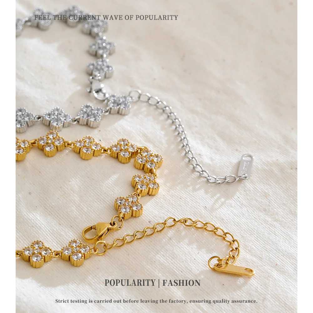 NiNice 316L Stainless Steel Cubic Zirconia Exquisite Temperament Popular Fashion Simple Selection Jewelry H260321 - view 4
