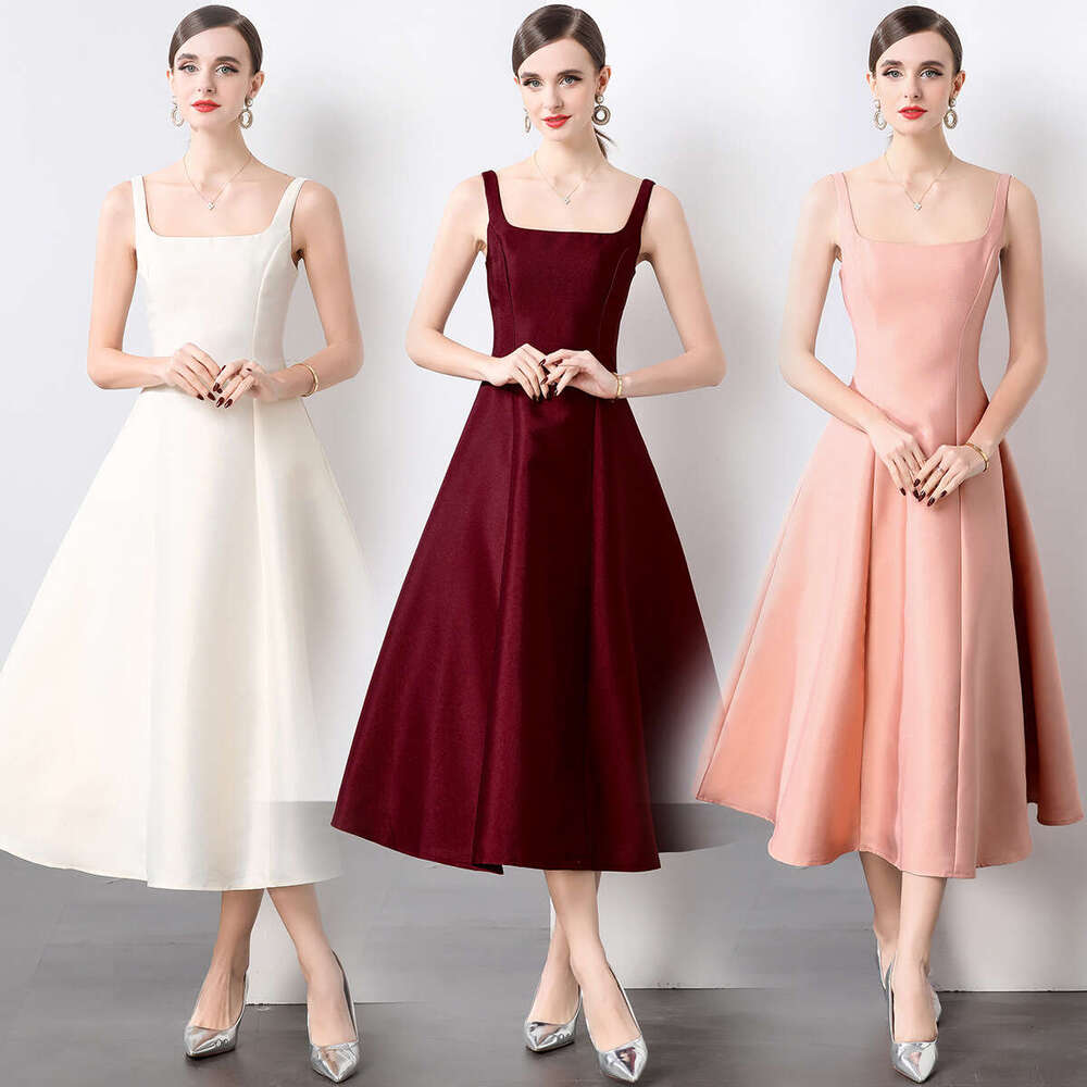 2026 new designer bride high-end A14 engagement dress French red lace up wedding dress suitable for casual wear