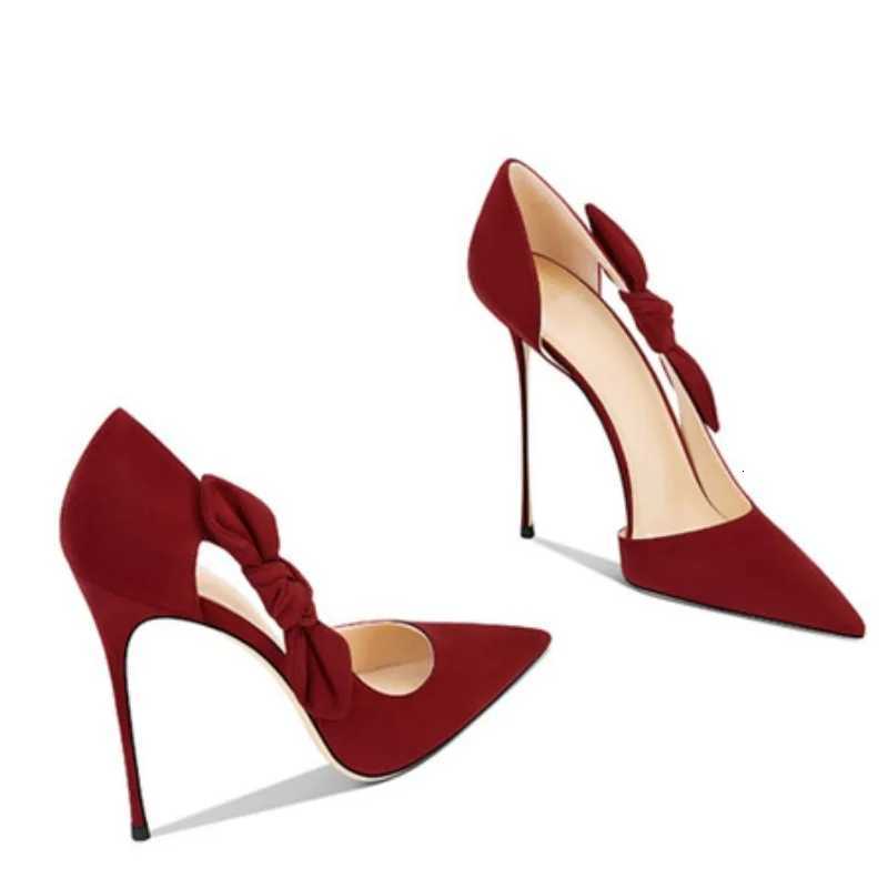 Spring and Autumn New Womens High Heels Pointed Thin Heels Fashion Wedding Dress Womens Shoes C260321