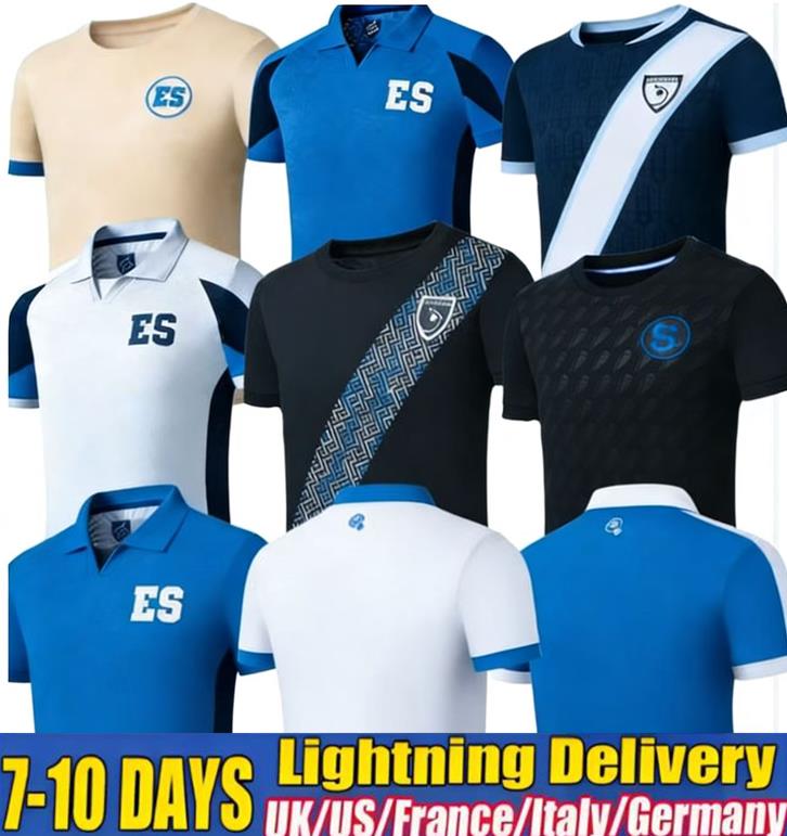 XXXL 4XL 2025 El Salvador Guatemala 3rd Soccer Jerseys 26 27 SANTIS LOM CEBALLOS PELEG Home White Away National Team Football Shirts men kids kit