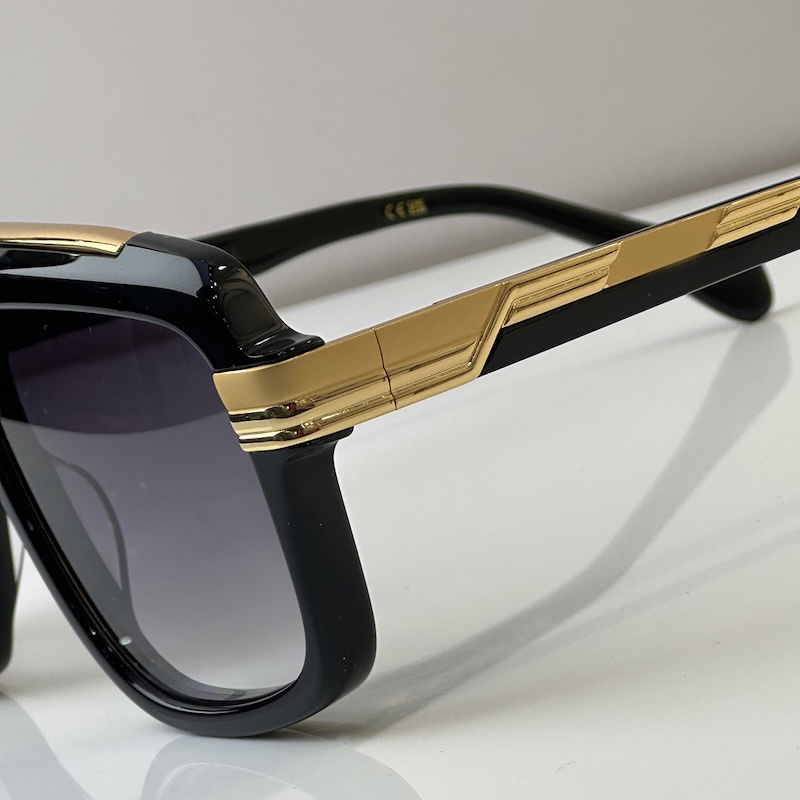 MOD 678 Top Quality Brand Sunglasses Luxury Designer Original Men Black Square Shades Cool Steampunk Oversized Glasses Driving Travel IVSTA Fashion Ac