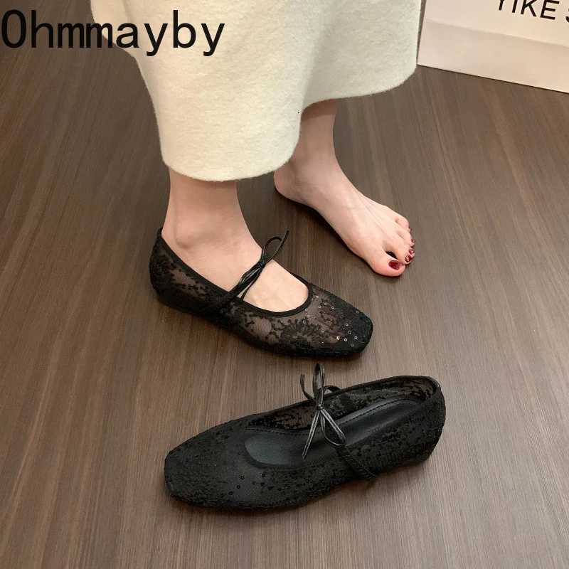 2026 Spring Lace Women Mary Jane Shoes Fashion Slip On Comfort Street Style Soft Sole Female Internal Elevation Dress Shoes C260321