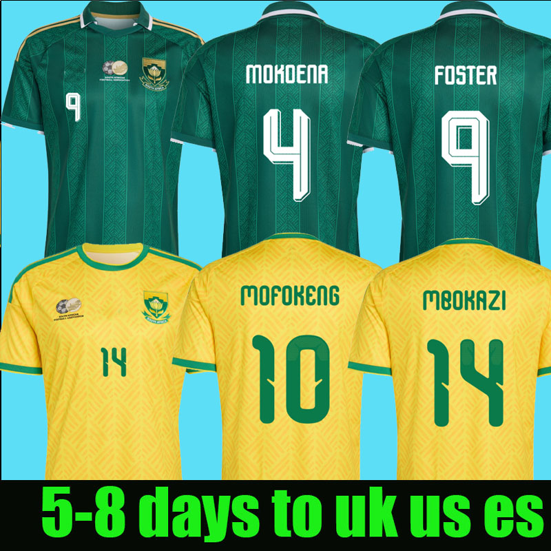 New 2026 South African soccer jerseys home away Mokoena Appollis Foster Mbokazi Football Shirts 26 27 Sudafrica camisetas de futbol player version men ktis uniform