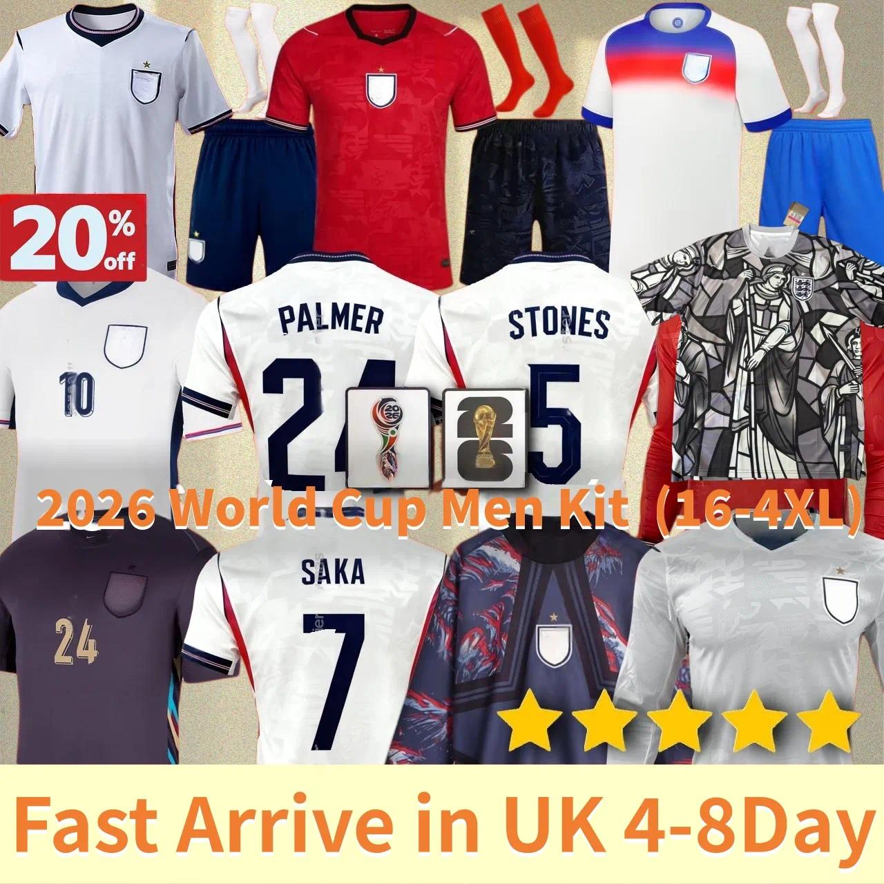 England world cup 2026 football shirt final Bellingham PALMER MAINOO 25 26 27 kane rice saka Soccer Jerseys KELLY Russo camisa de futebol WOMEN Men Kids Retro 1990 96 98