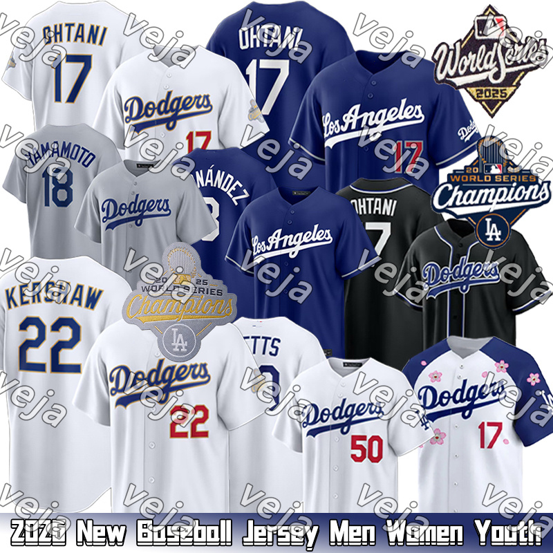 Shohei Ohtani LA Dodgers Baseball Jerseys #50 Betts #17 Ohtani #5 Freeman #18 Yamamoto Mookie Betts Freddie Freeman Yoshinobu Yamamoto Dodgers Jersey