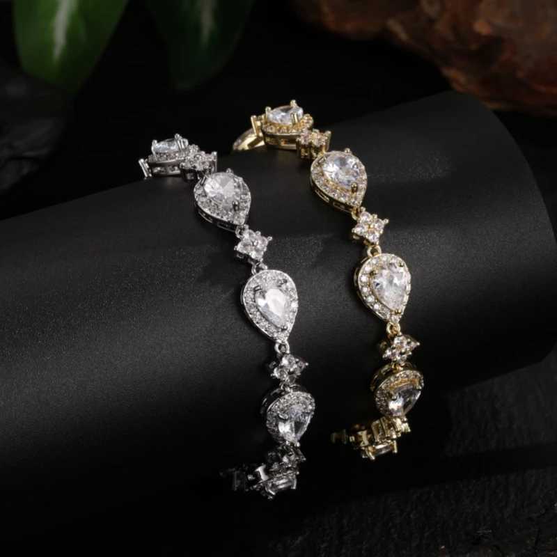 ZAKOL Wedding Bridal for Brides Bridesmaids Delicate Cubic Zirconia Classic Teardrop Tennis Women Jewelry H260321 - view 3