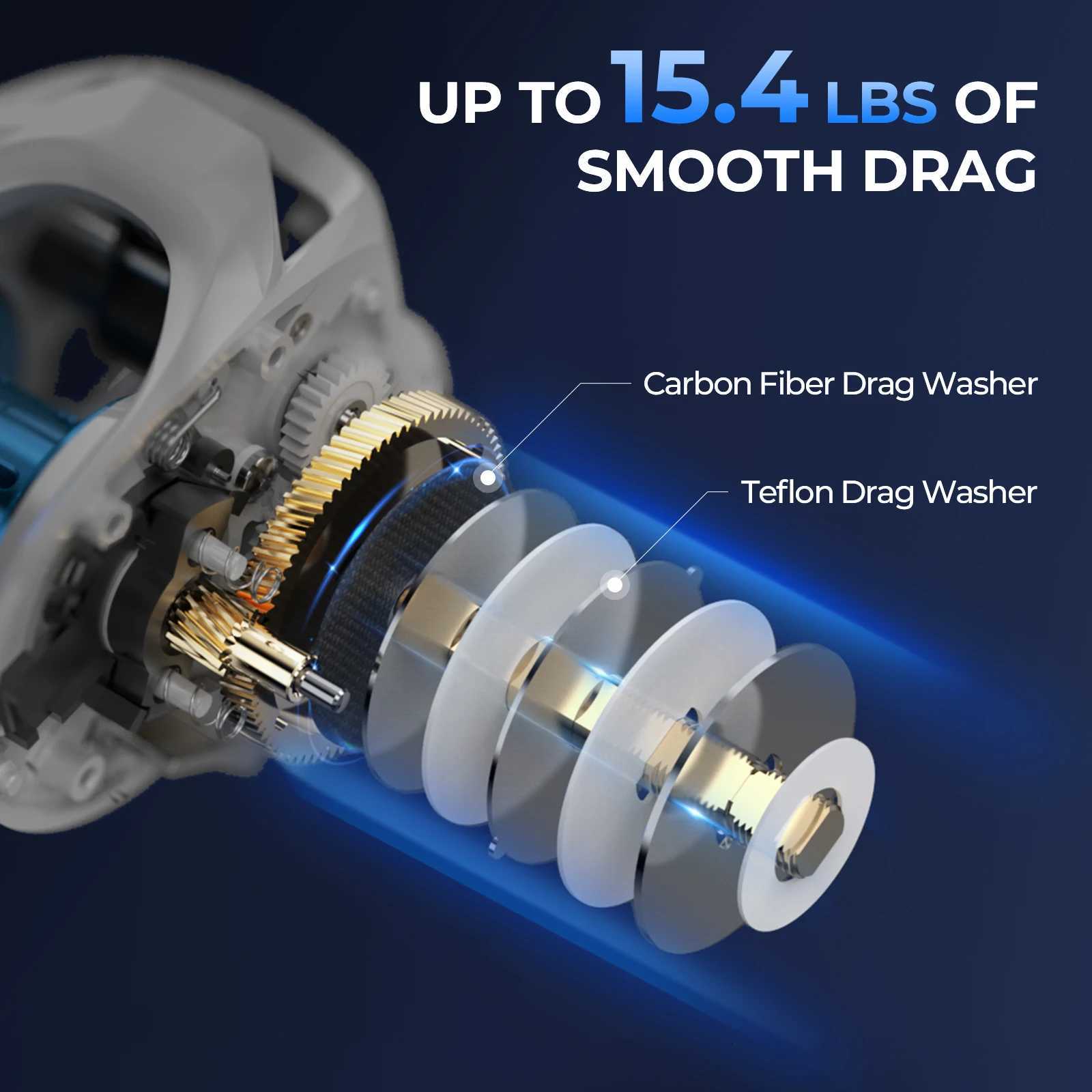 KastKing Centron Lite Travel Casting Combo Fishing Rod Reel Packable Baitcaster Combos Lightweight IM6 Graphite Multi-Piece Kit H260321